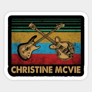 Graphic Proud McVie Name Guitars Birthday 70s 80s 90s Sticker